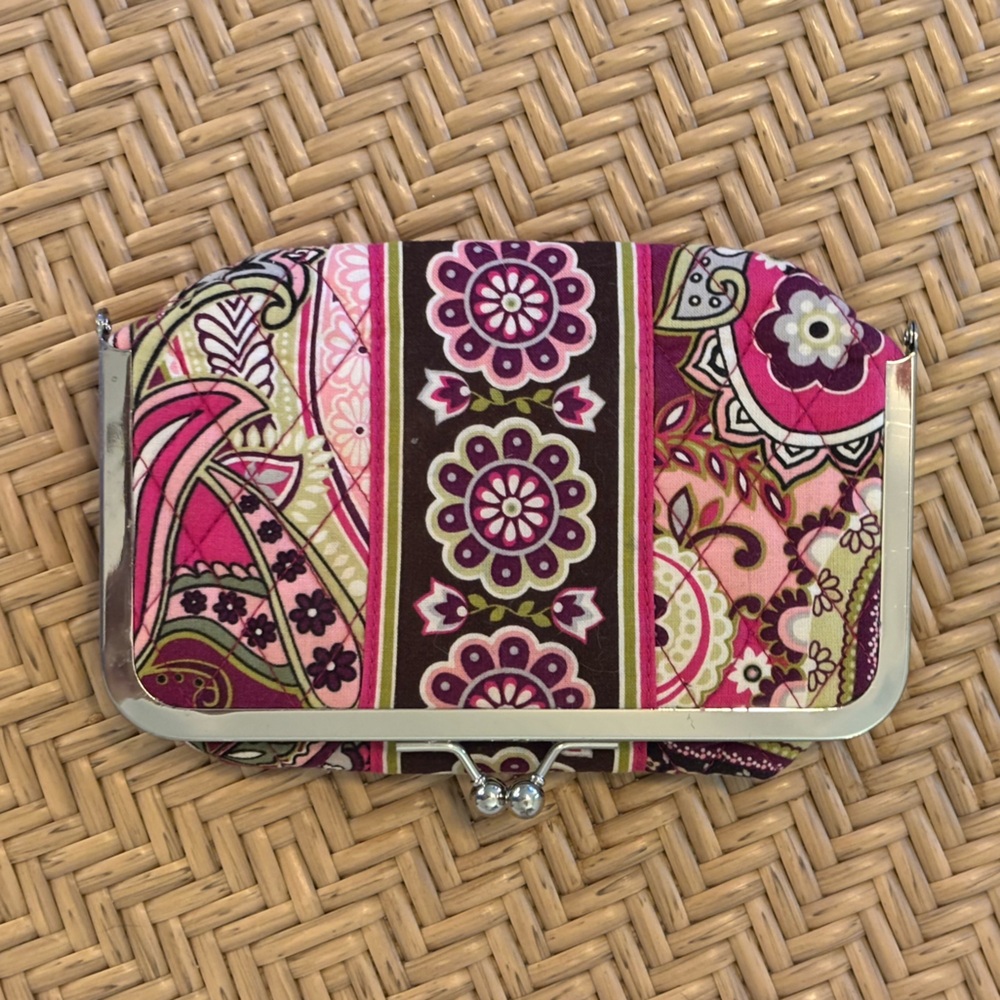 Vera Bradley Pink Brown Paisley bag - Picture 3 of 10